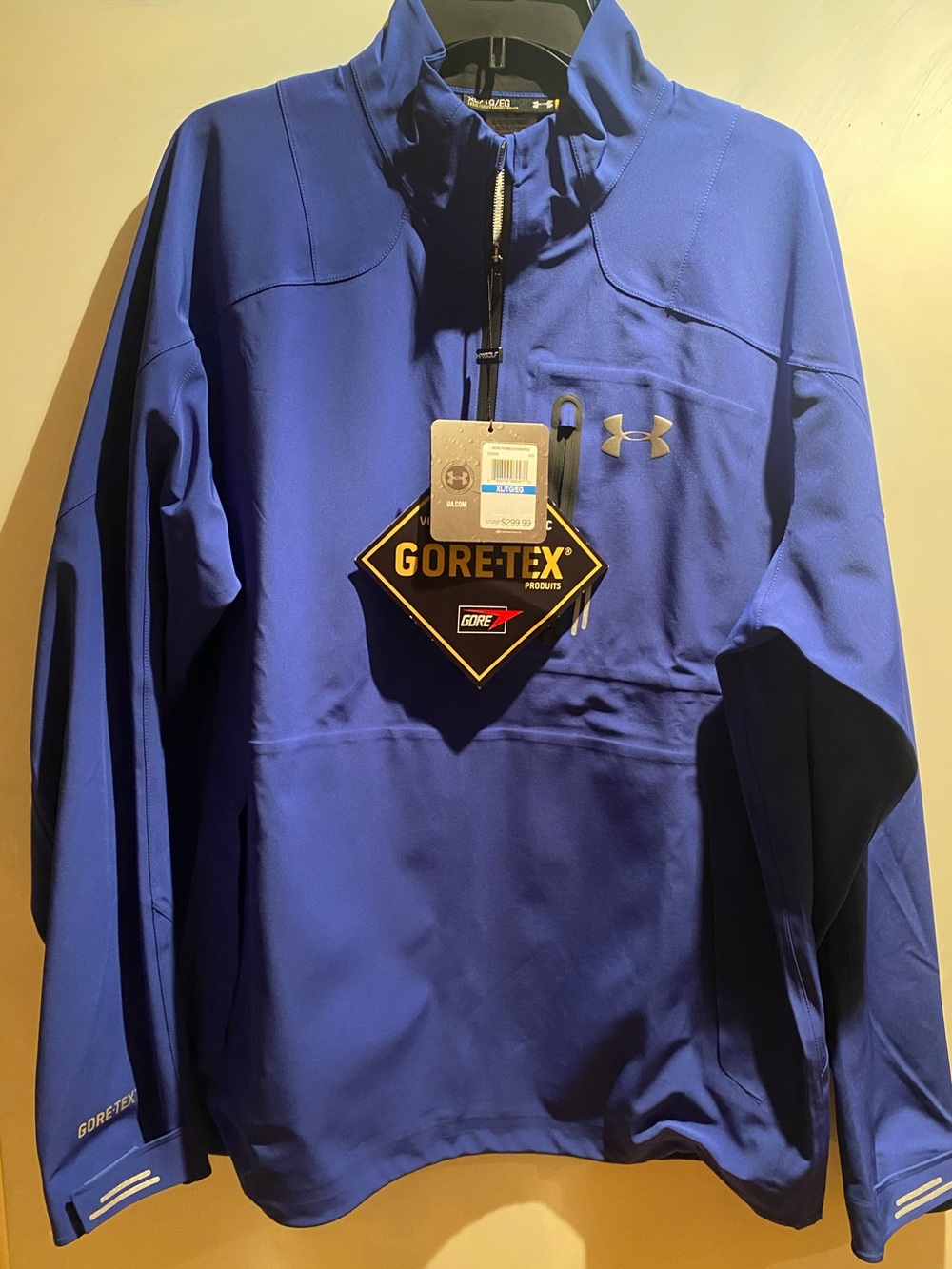 Under Armour Blue GORE-TEX Performance Half-Zip Jacket